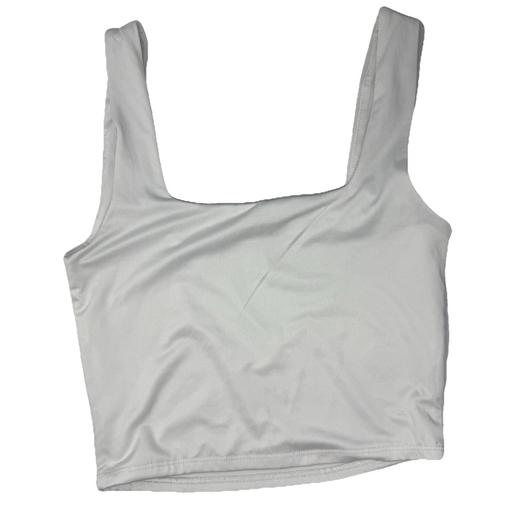 The Workshop Cropped Tank‎ Small Athleisure Streetwear Womens S Poly & Spandex